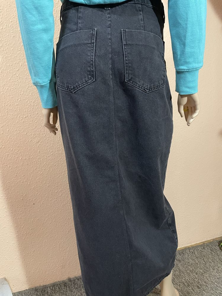Довга джинсова спідниця юбка М-L