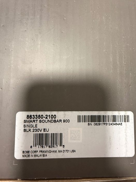 Bose Soundbar 900