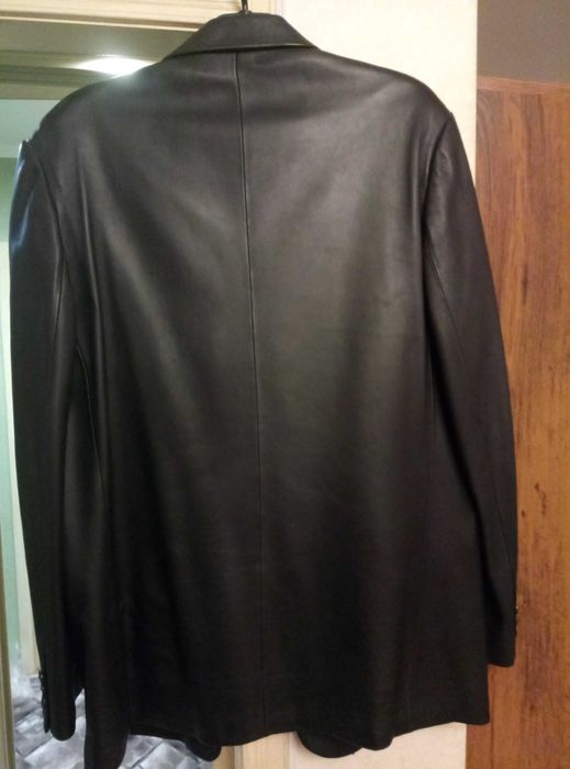 Пиджак мужской. Кожа