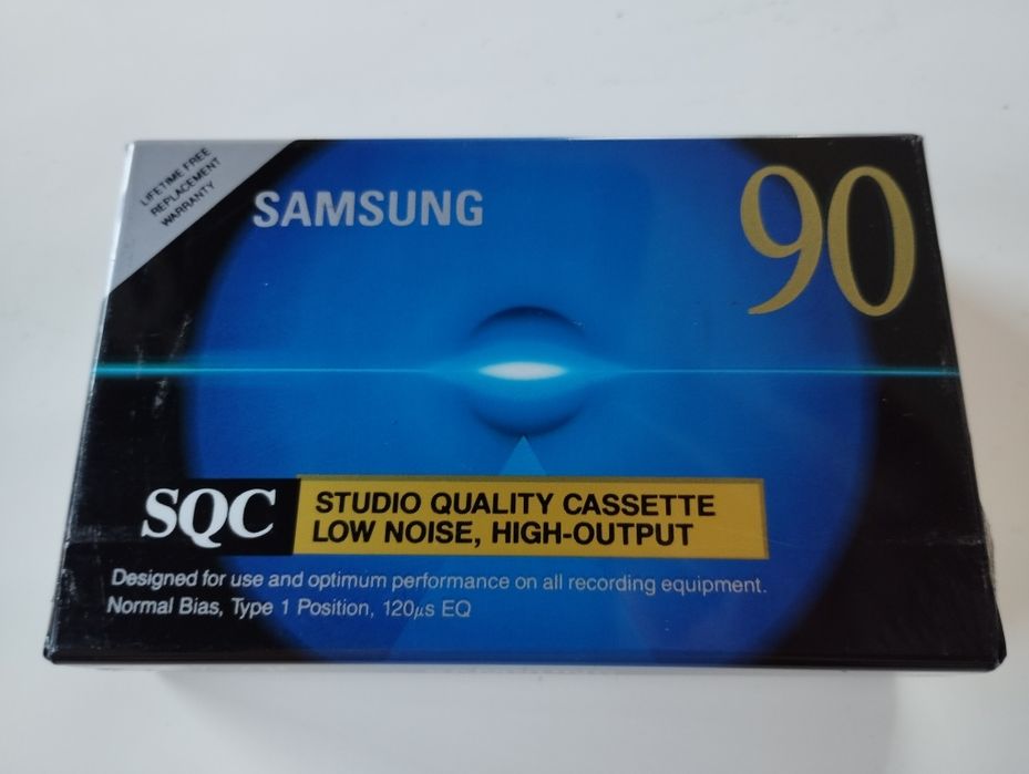 2 Kasety SAMSUNG SQC - 90 min. NOWE w oryginalnym opakowaniu i folii