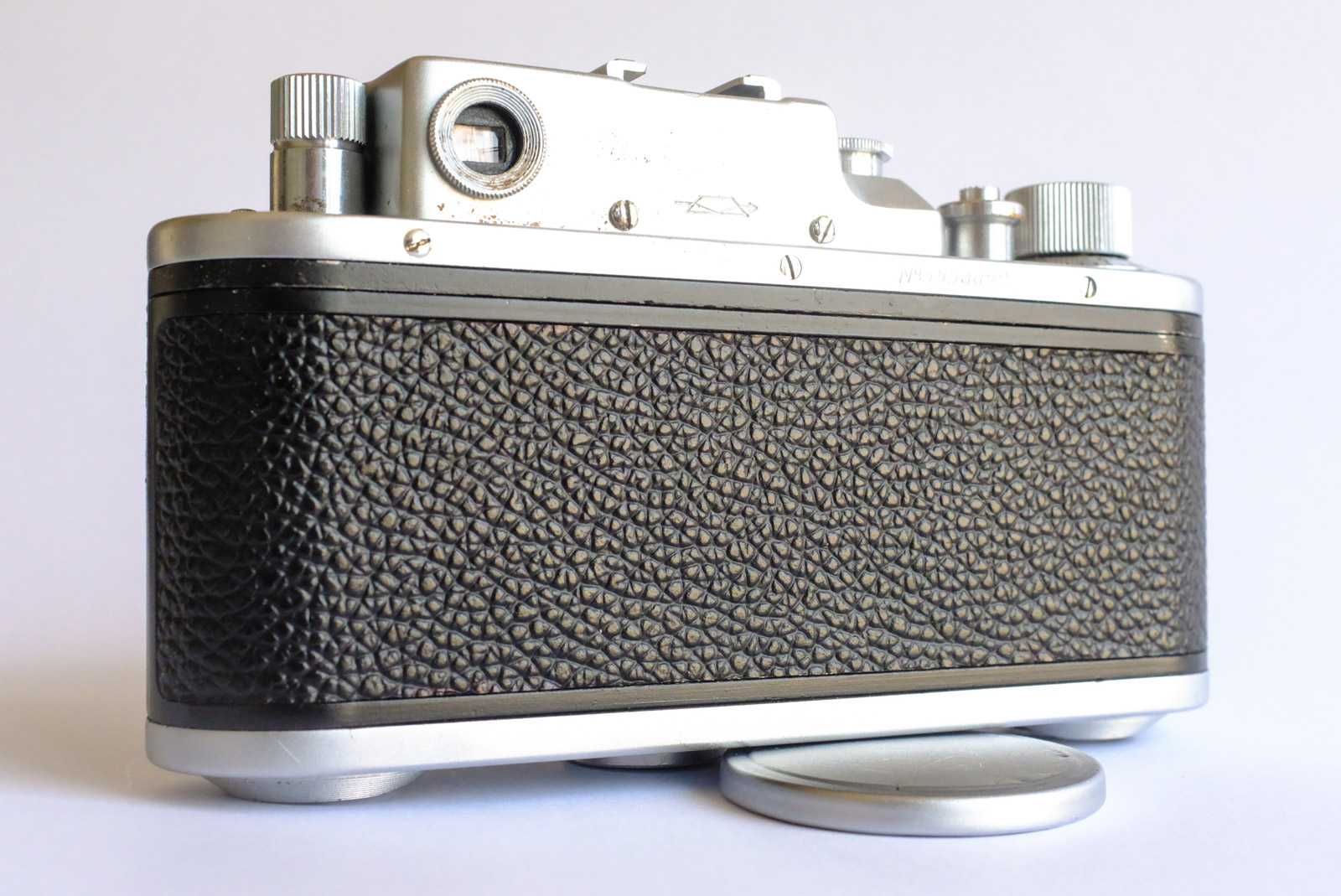 Aparat fotograficzny Zorki-3M po serwisie, przetestowany z filmem