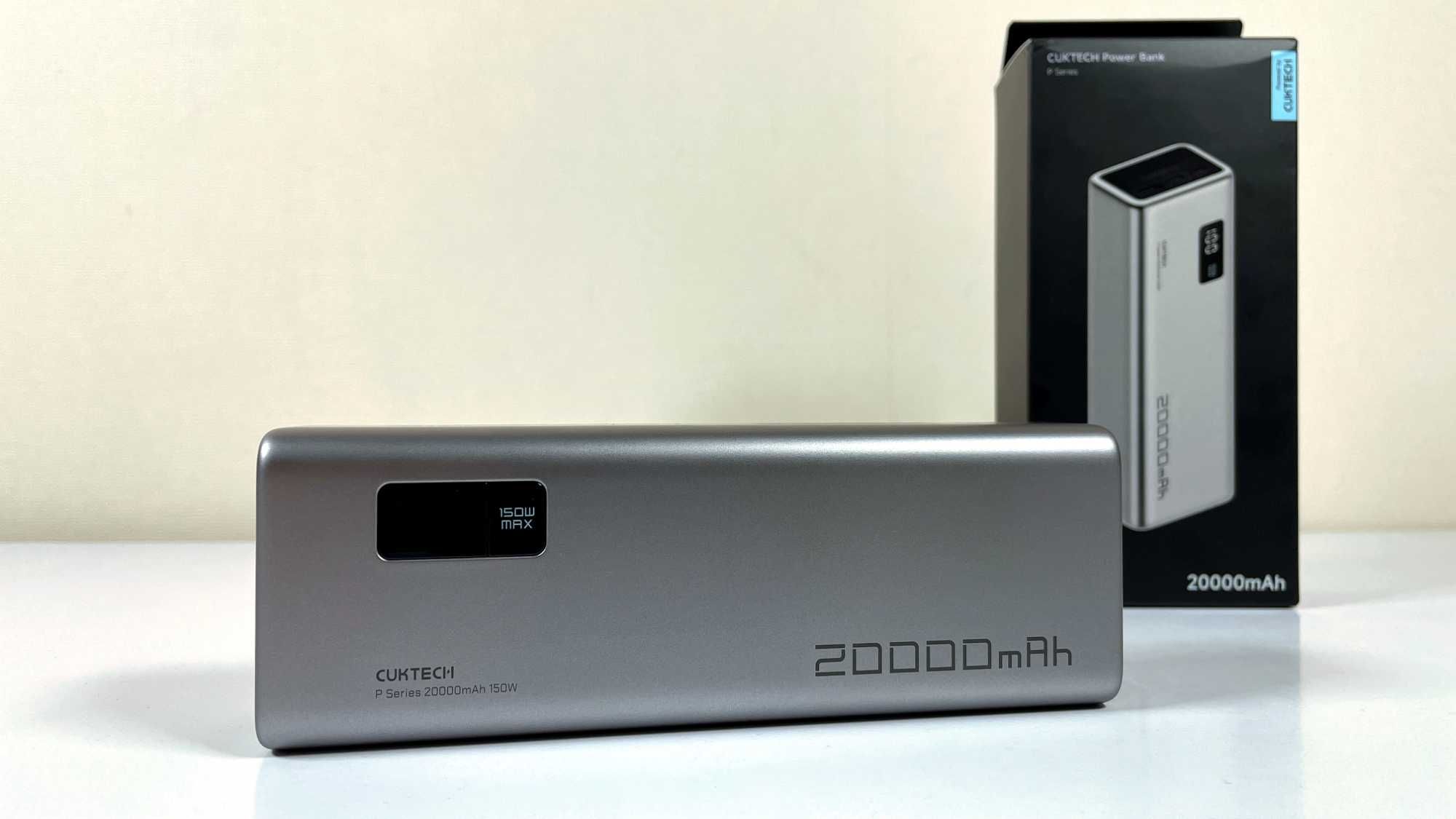 CUKTECH 15 Повербанк 20000mAh 150W для смартфонів, ноутбуків