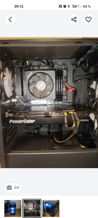 Игровой комплект , ryzen 5 5600 , b550 , 32 gb озу