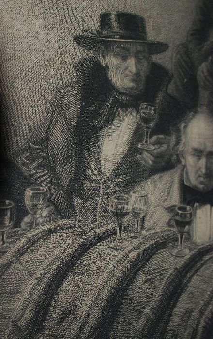 Duża litografia. Johann Peter Hasenclever,