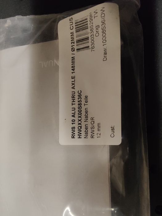 DT Swiss zacisk tył Thru Axle 12/148mm Boost alu RWS 10