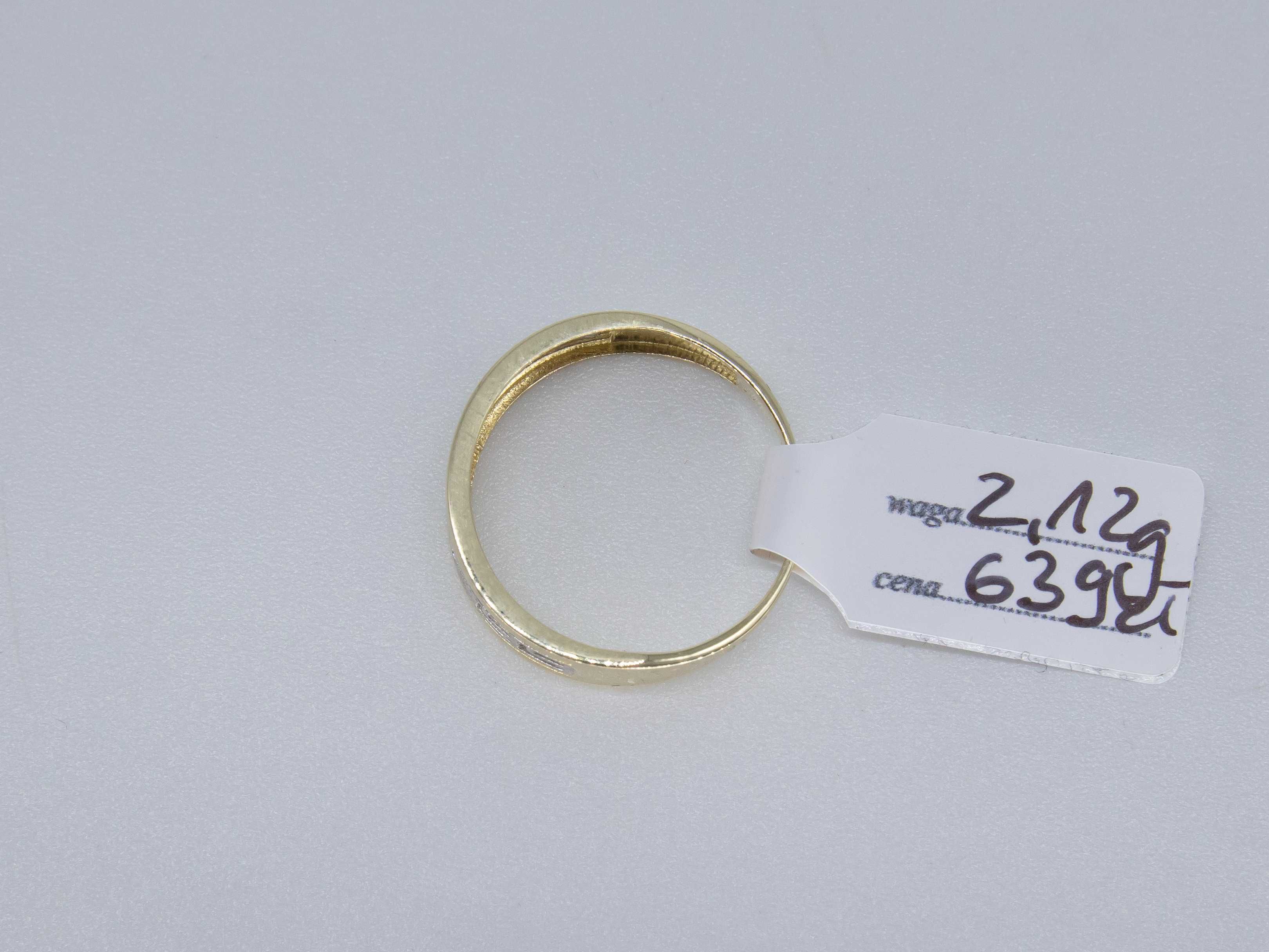 Złoty pierścionek 585 2,12 gram rozmiar 21 NOWY Okazja