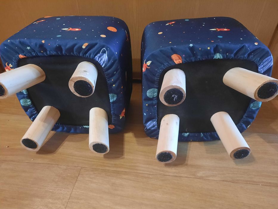 2 x Pufa dziecięca dla dzecka krzesełko taboret  Sinsay Home 27x27x27