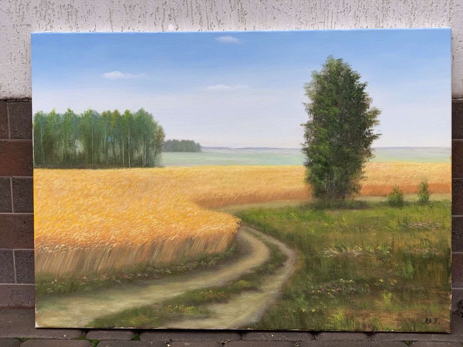 Картина «Колосся сонця »,розмір 50-70см,виконую картини на замовлення