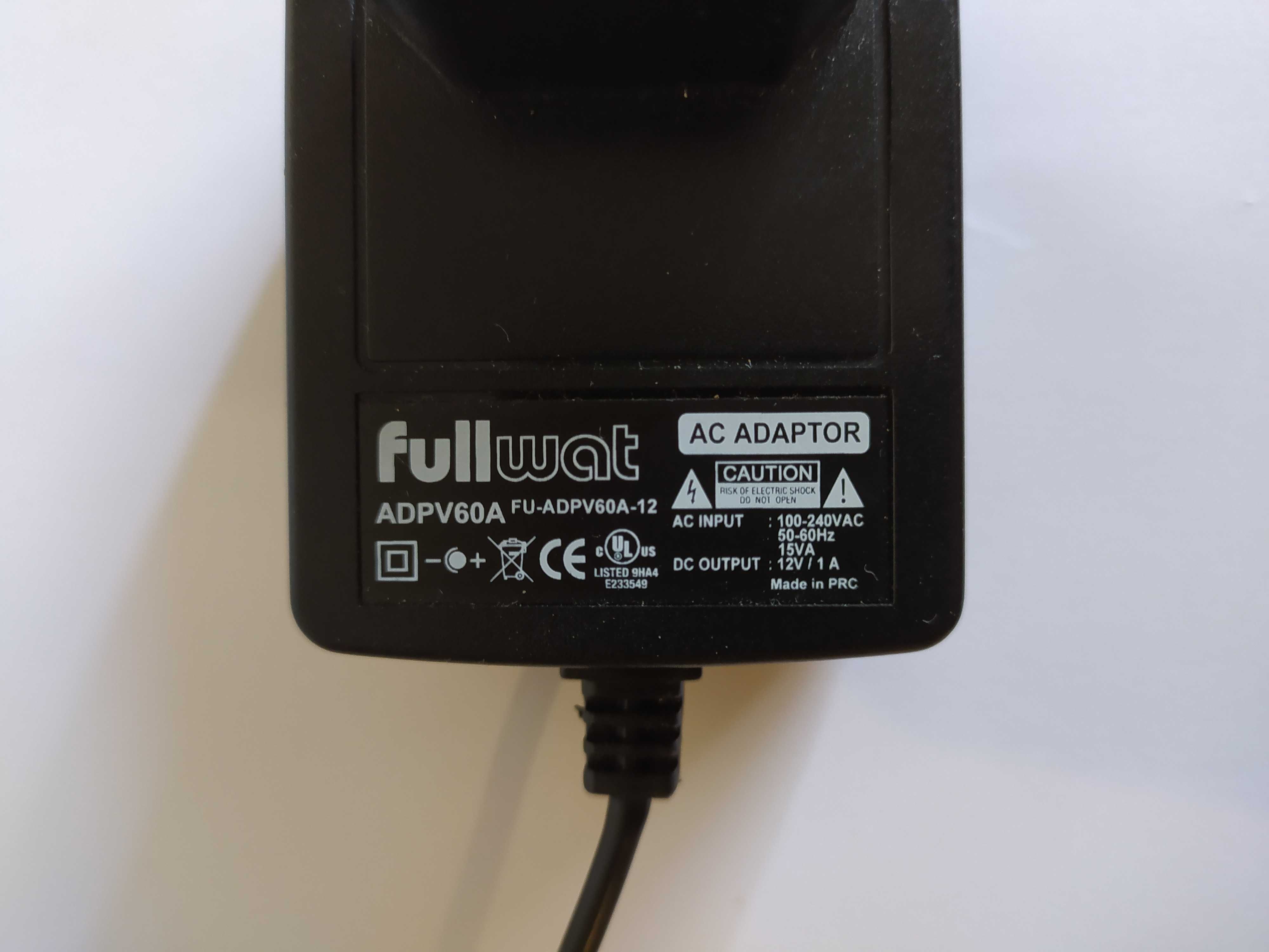 Fonte de alimentação 12V 1A Fullwat