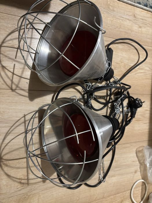 Lampa grzewcza czerwona