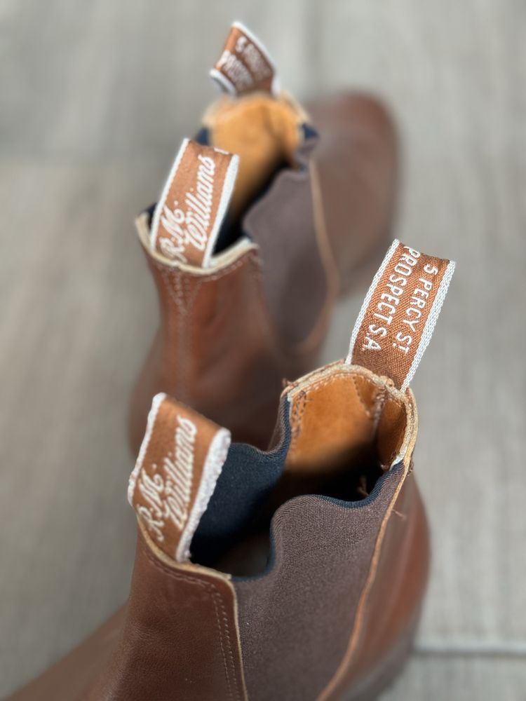 Челсі R.M. Williams Mens Comfort RM Leather Chelsea Boots