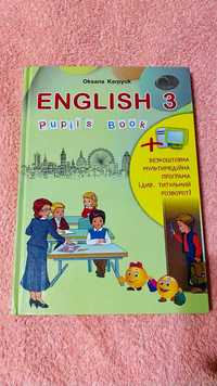 Книга учебник английский язык. English 3кл,  pupil's book