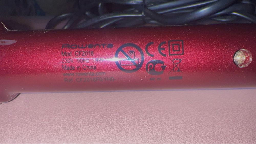 Modelador de Caracóis Rowenta CF2016 (Artist Curler) – Como Novo