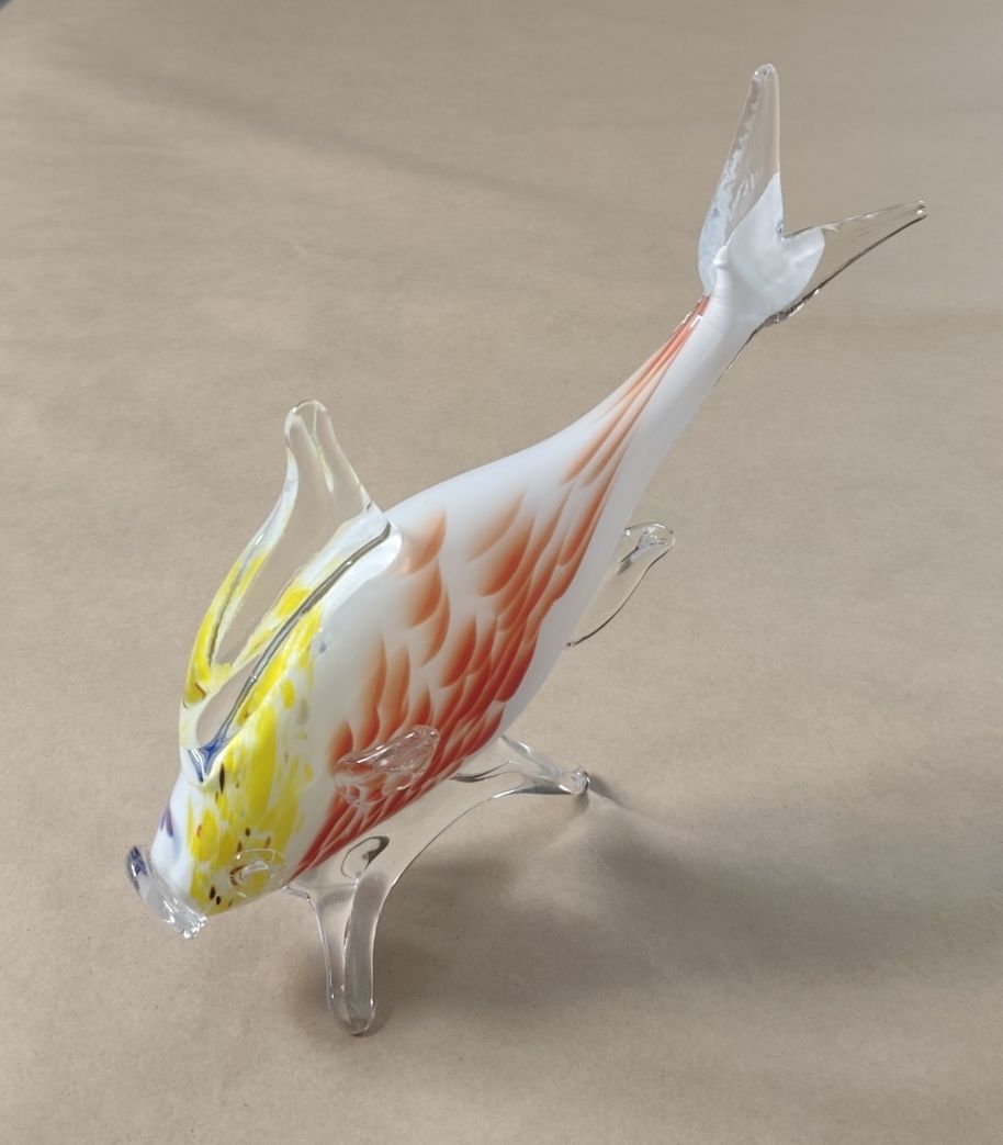 Peixe em Vidro Decorativo