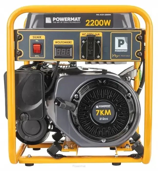 Генератор бензиновий інверторний POWERMAT PM-AGR-2200IM 2.2кВт