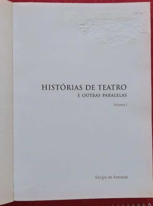 Sérgio de Azevedo - Histórias de Teatro e Outras Paralelas