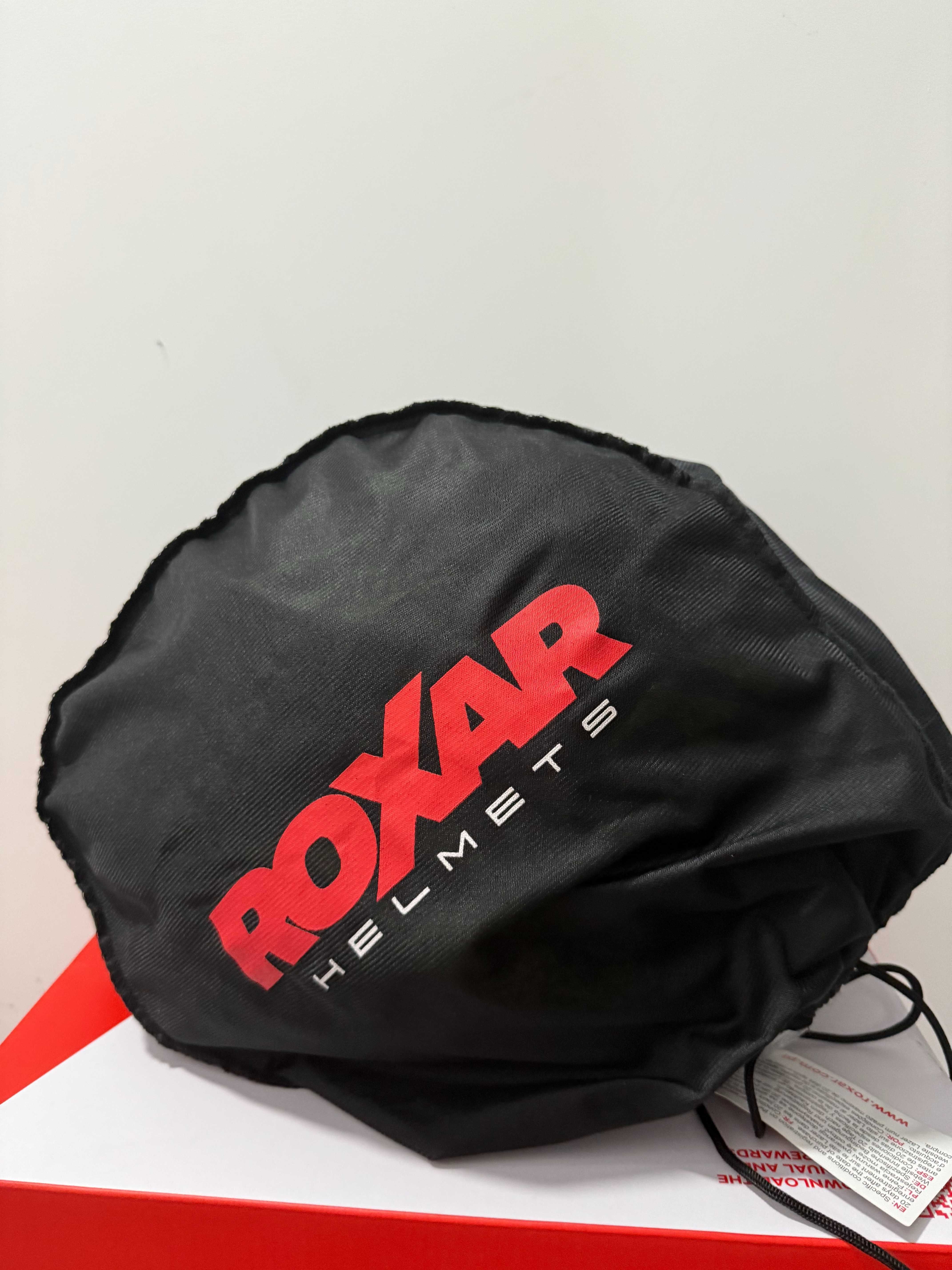 Kask motocyklowy integralny ROXAR BAYAMO TOXIC czarny żółty fluo M