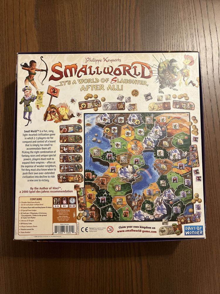Jogo tabuleiro Smallworld