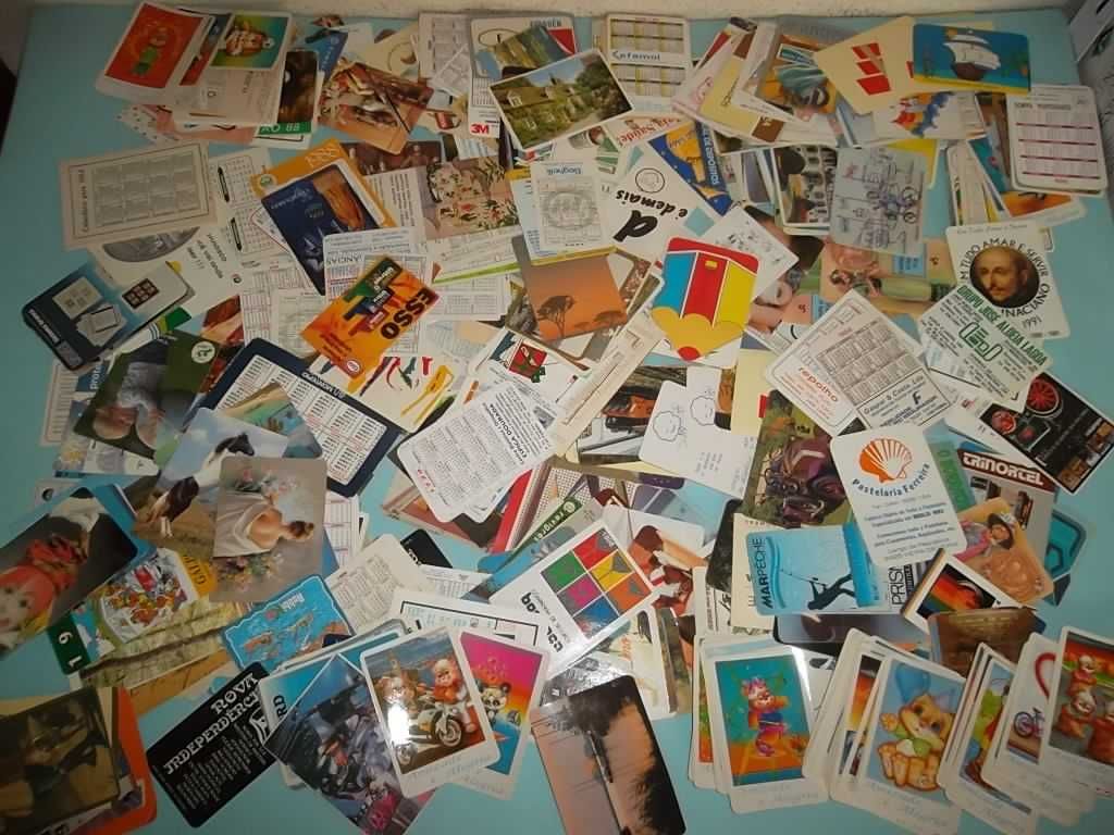 ENORME Colecção de CALENDÁRIOS Comerciais e outros