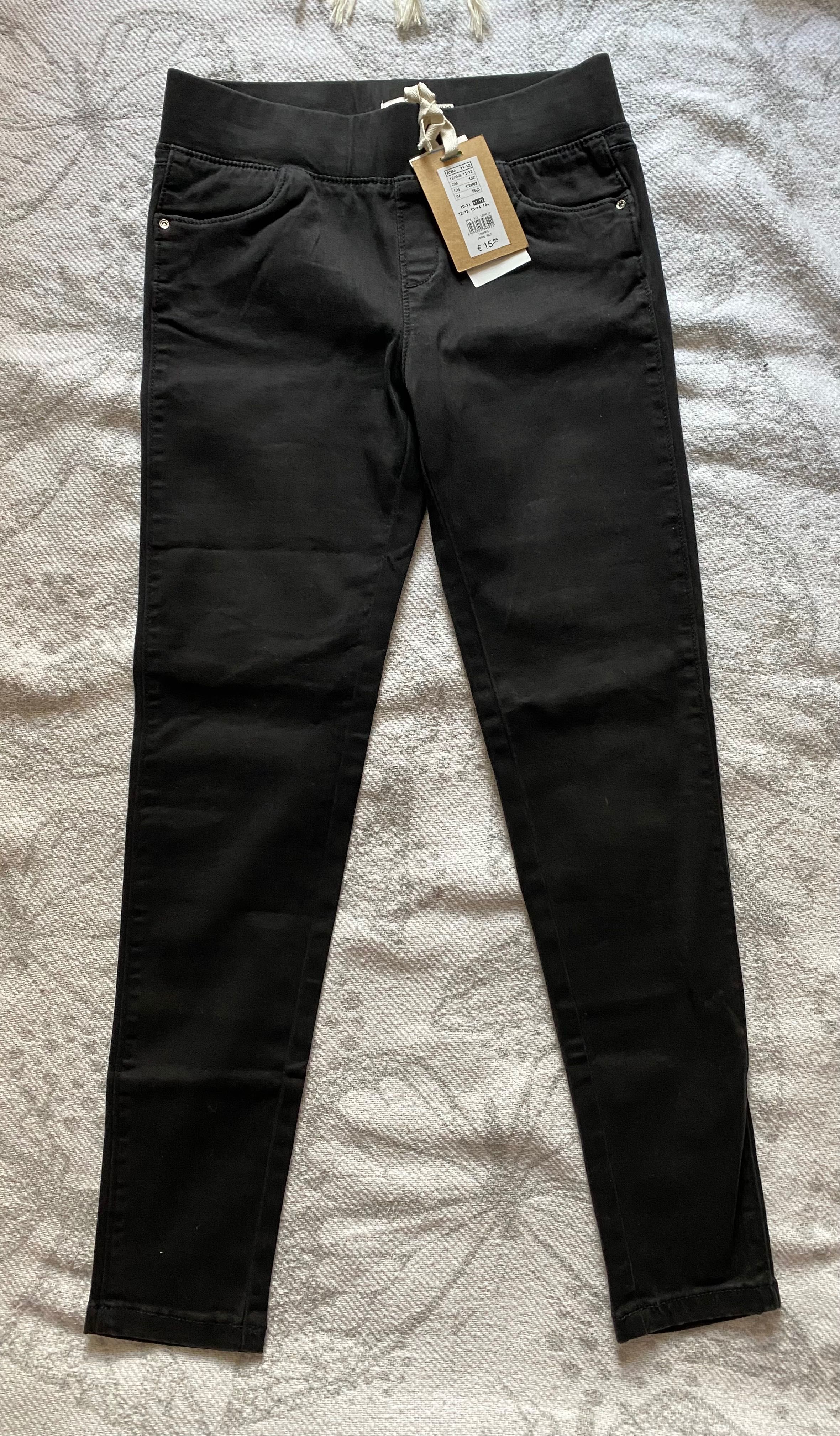 Чорні джегінси для школи/чорні джинси OVS, 146-152