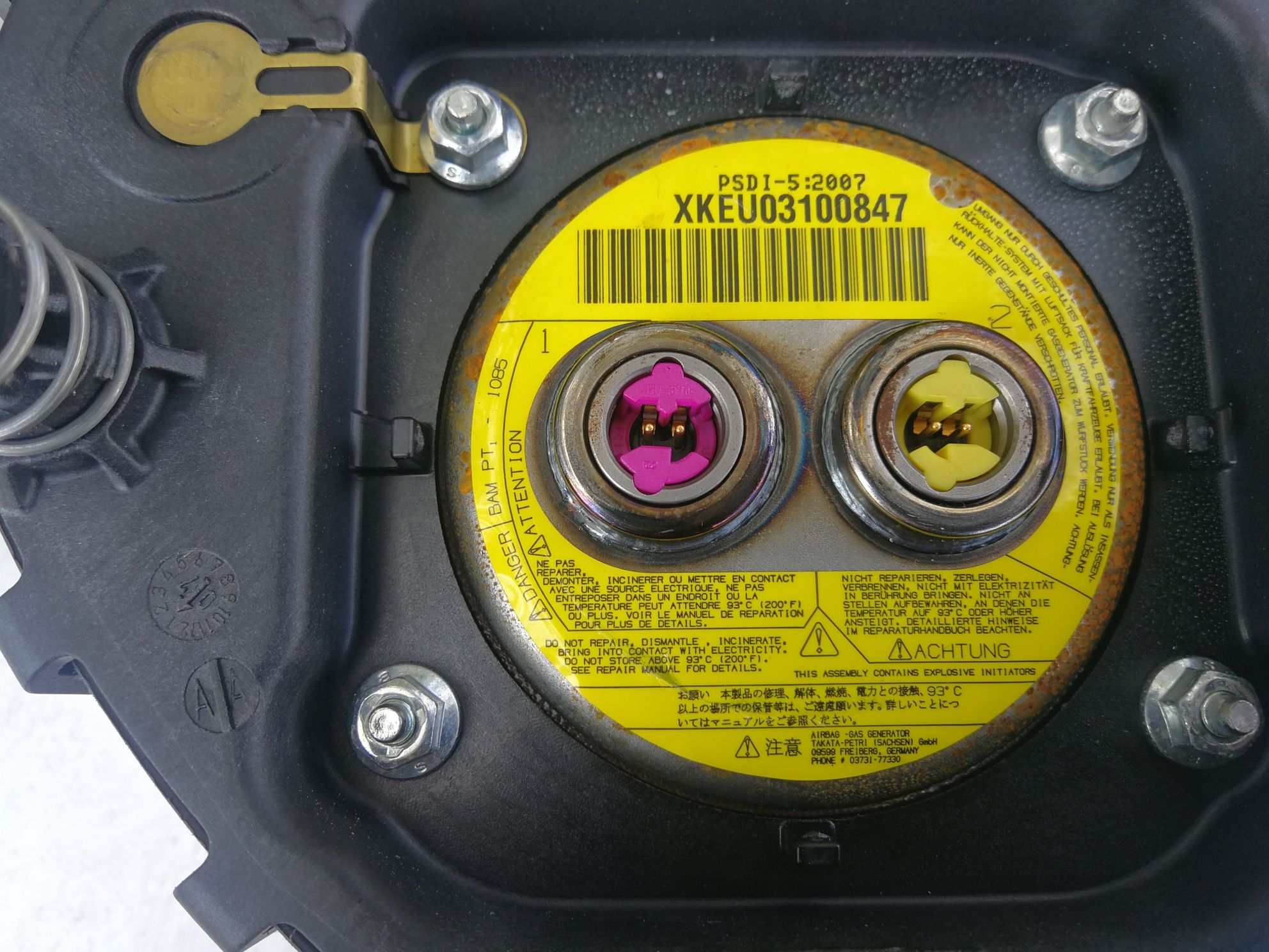 Airbag Opel Astra h Zafira b Poduszka