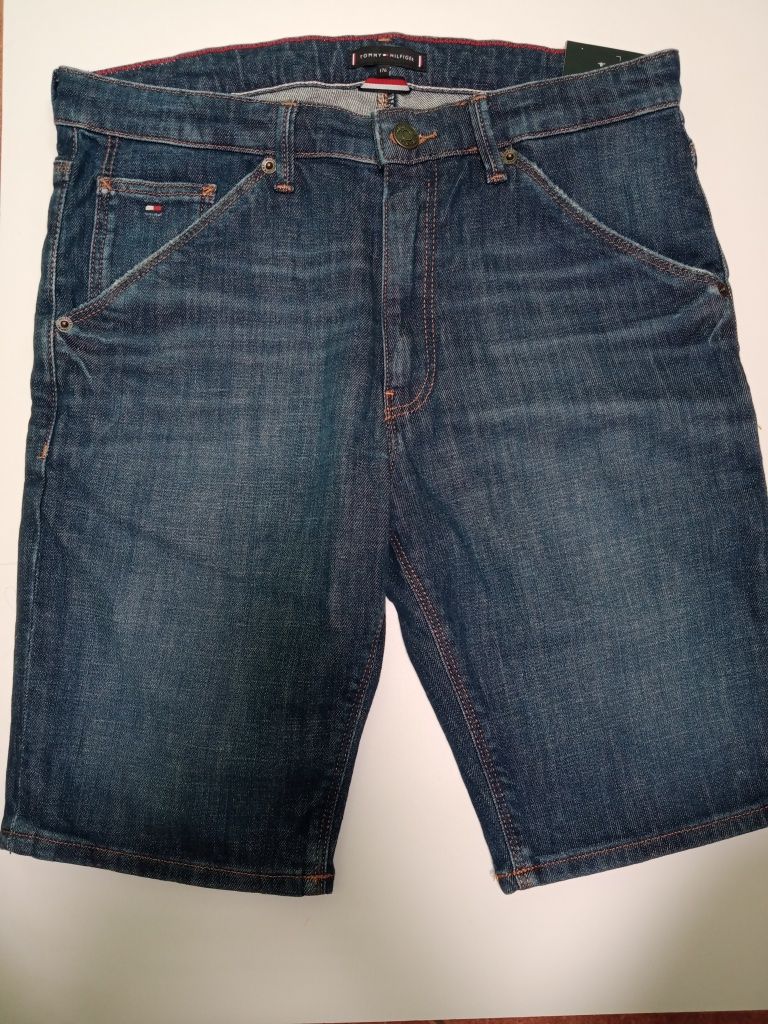 Tommy Hilfiger r.176 krótkie spodenki jeansowe, szorty. 14-18lat.