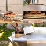 Forno a lenha novo pizza portátil campismo utensílios cozinha inox