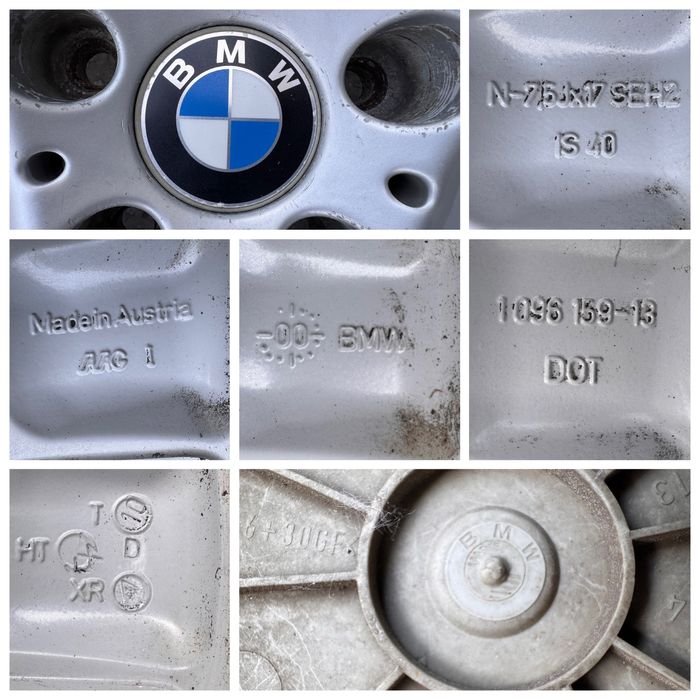 Литые диски r17 5x120 ET-40 на BMW X5 E53 1999-2006 года