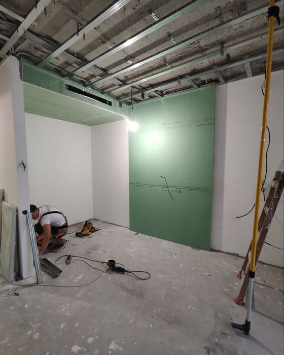 Монтаж гіпсокартону (ГКЛ) без посередників, гипсокартонные работы