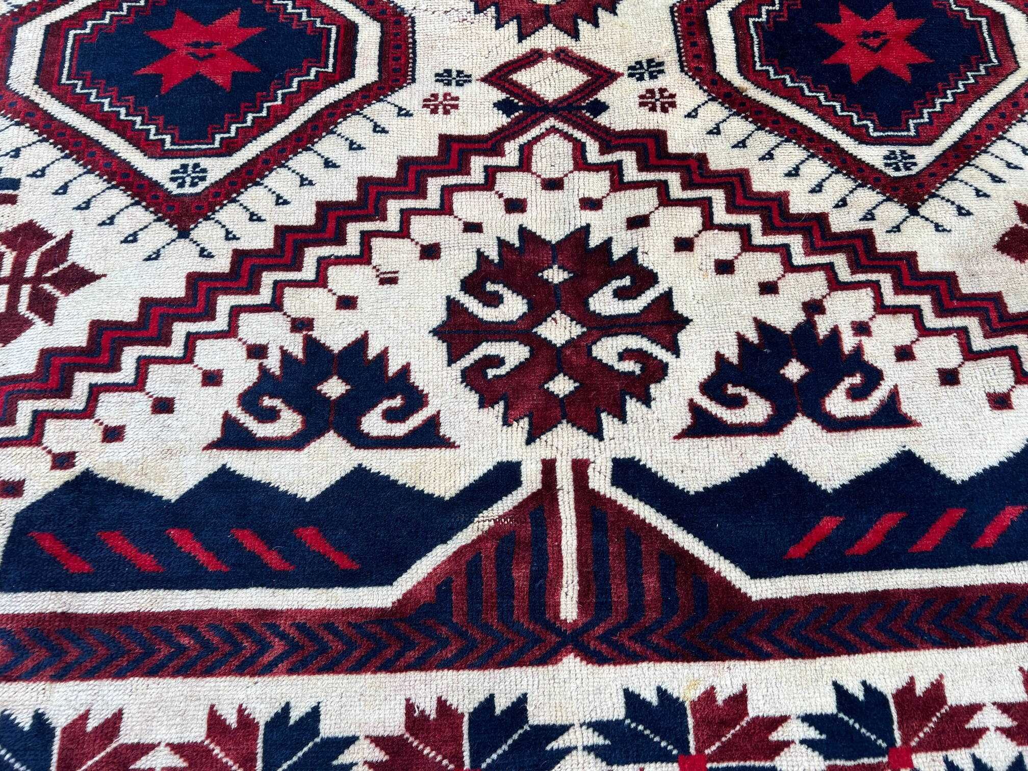 90 letni dywan vintage KAZAK 295x198 galeria 9 tys