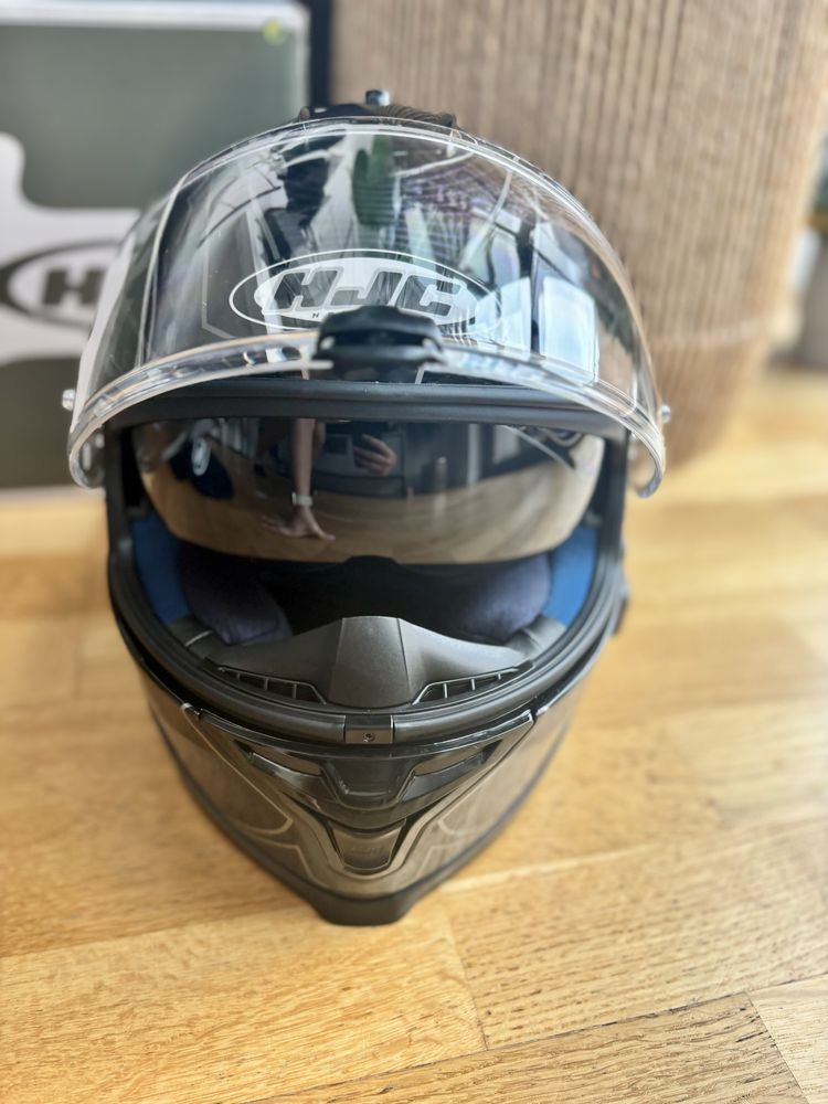 Kask Szczękowy Kameleon HJC S IS-17 Pinlock + Interkom MaxTo M2