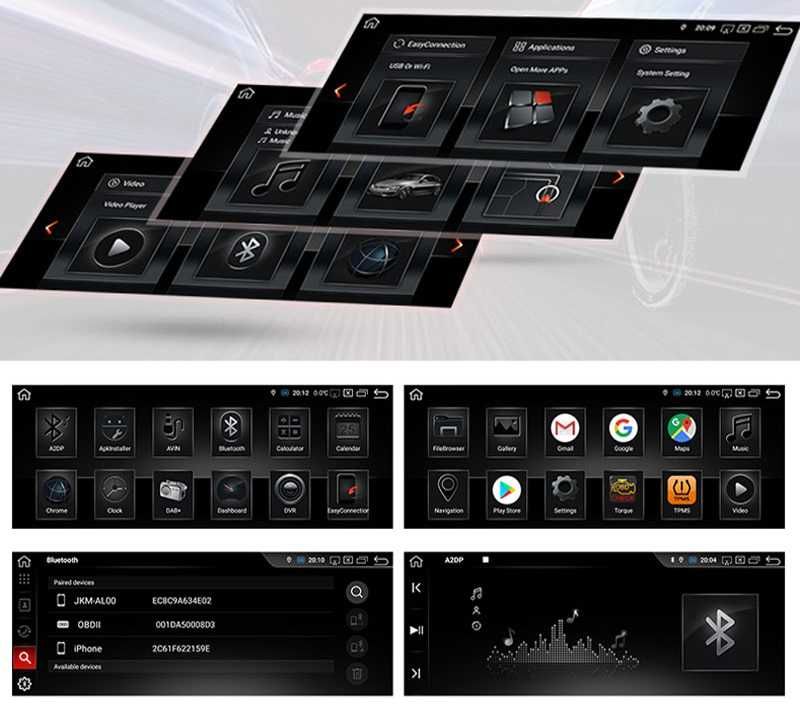 CarPlay Radio RDS DAB+ DSP Android GPS WiFi 4G USB MP3 MP4 BMW X5 E53