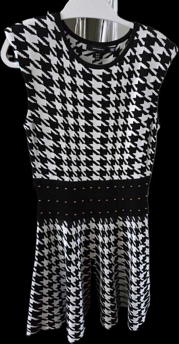 Vestido jacquard de malha Karen Millen