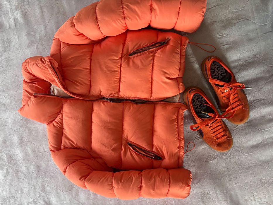 Яскравий комплект кросівки puma та куртка