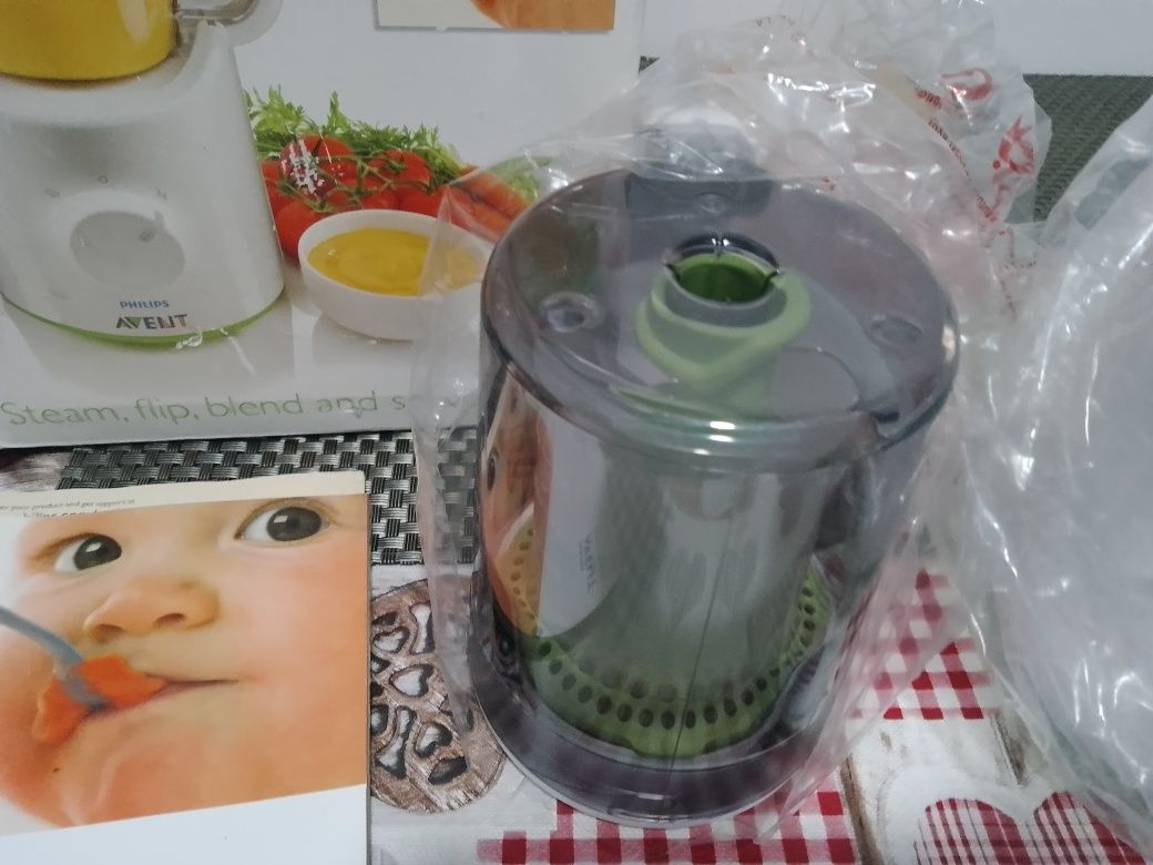 Panela a vapor e misturador