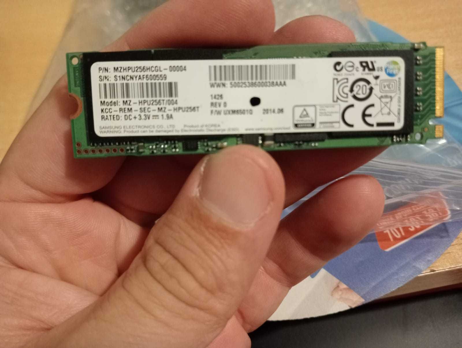 SSD SAMSUNG M2 256G armazenamento