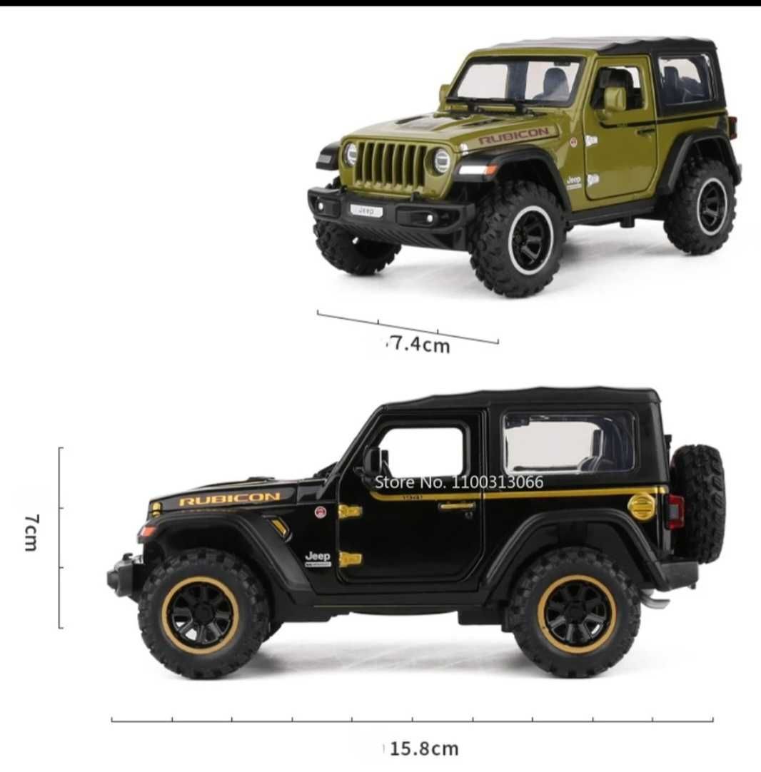 Коллекционная модель Jeep Wrangler Rubicon 1941 / Масштаб 1:32 -Металл