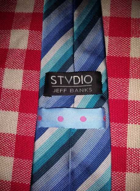 Krawat Stvdio by Jeff Banks 100% Jedwab