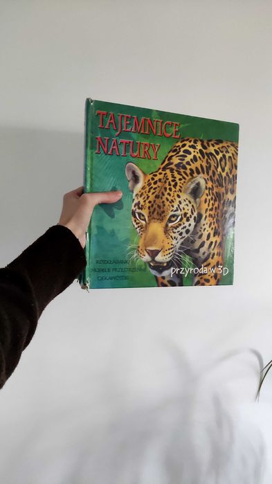 Tajemnice natury, przyroda w 3d, książka 3d, książka o zwierzętach,
