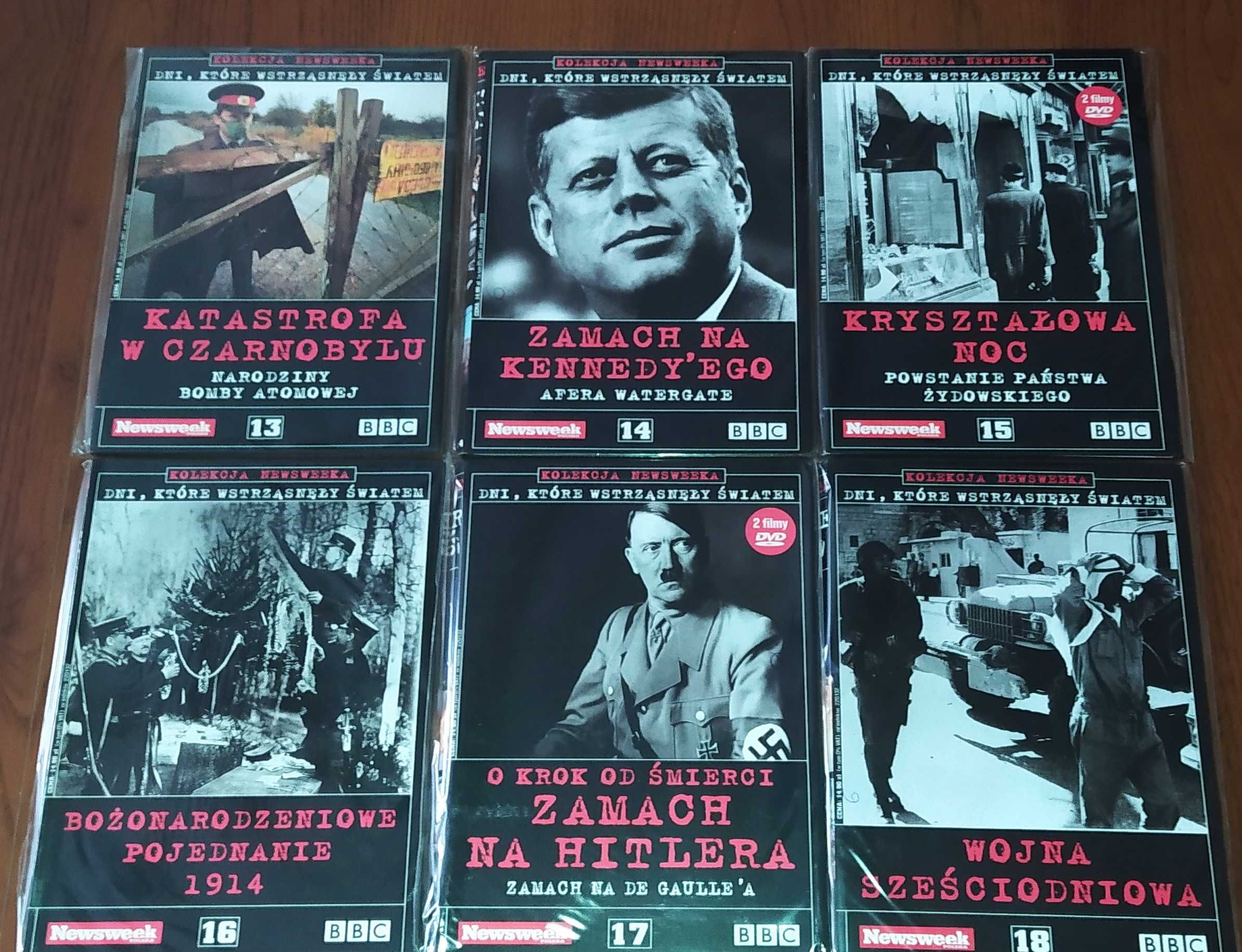 Nowa  Kolekcja Newsweeka 25 płyt DVD Dni Które Wstrząsnęły Światem