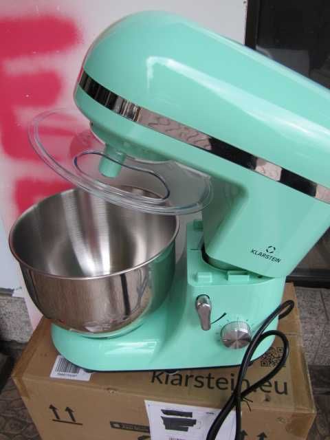 Robot kuchenny planetarny 3 końcówki 1800W Klarstein Bella zielony