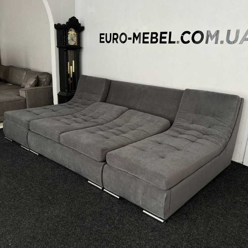 БЕЗКОШТОВНА ДОСТАВКА Розкладний диван з нішею п-подбної форми