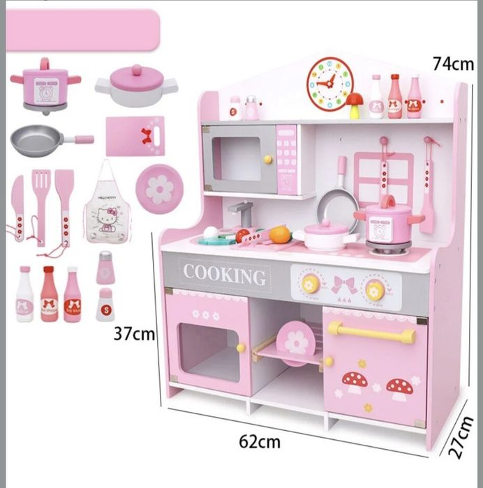 Дерев'янна дитяча кухня