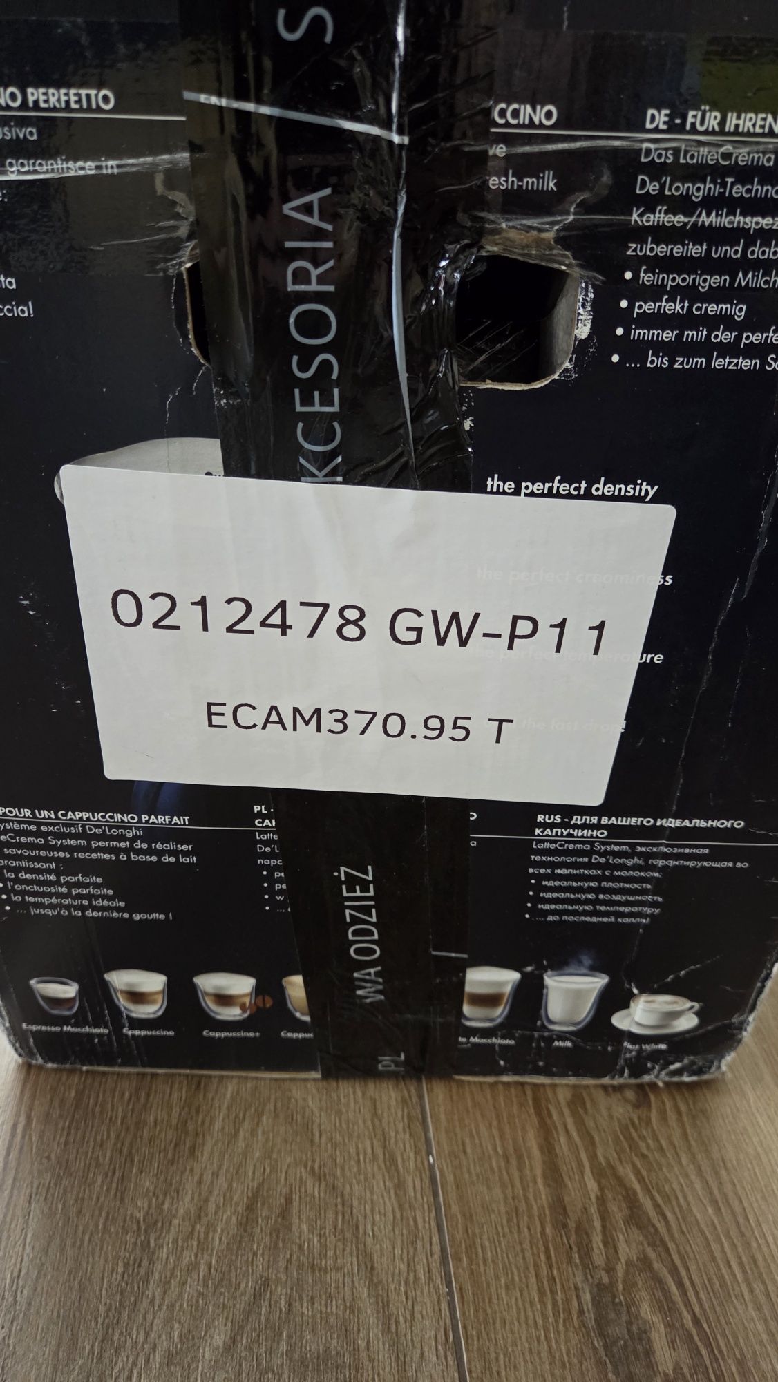 Ekspres do kawy Delonghi Ecam370.95 T