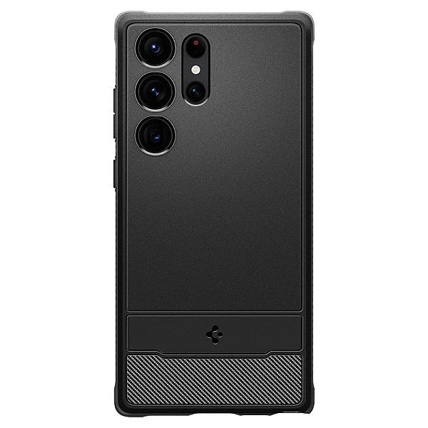 Spigen Rugged Armor Galaxy S23 Ultra Matte Black