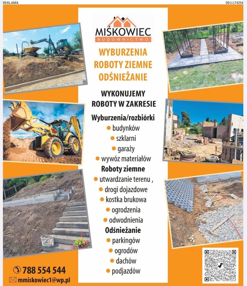Roboty ziemne, wyburzenia