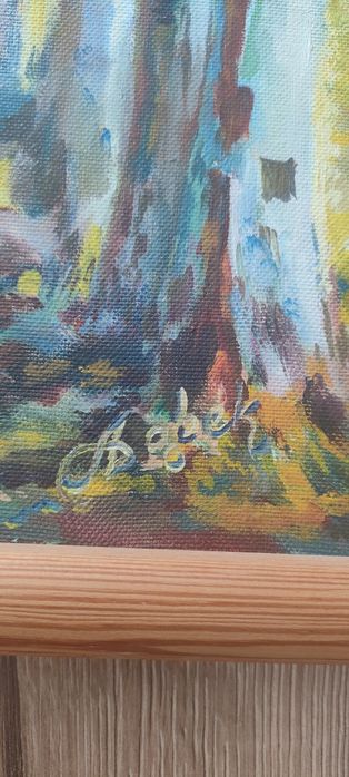 Obraz - droga leśna