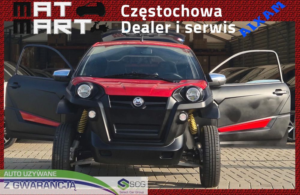 Aixam Scouty E -Najcichszy microcar na rynku 100% elektryczny