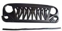 Atrapa Grill Kratka Tuning Black Plastik Jeep Wrangler JK III 3 2006-2018