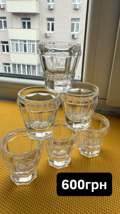 Кришталеві рюмки/стопки/чарки